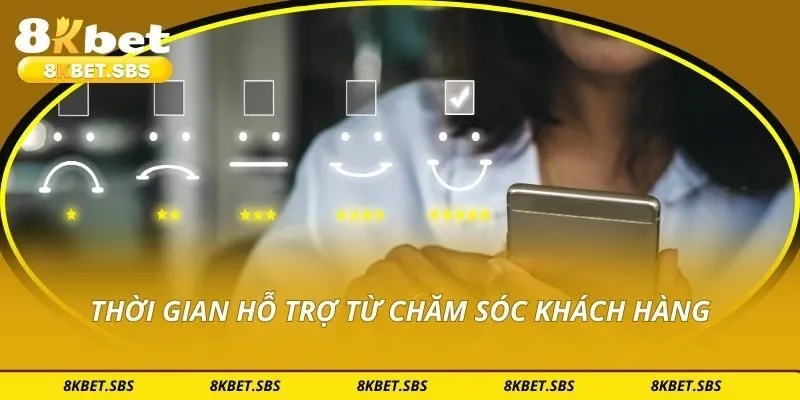 Thời gian hỗ trợ từ chăm sóc khách hàng